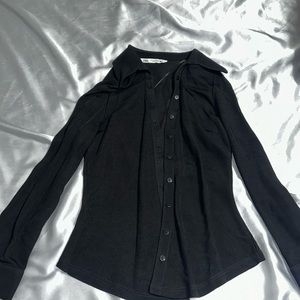 ZARA BUTTON DOWN LONG SLEEVE